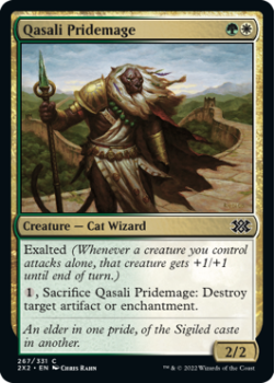 Qasali Pridemage (FOIL) : 267/331 DOUBLE MASTERS 2022 - Magic the Gathering Single Card