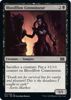 Bloodflow Connoisseur (FOIL) : 071/331 DOUBLE MASTERS 2022 - Magic the Gathering Single Card