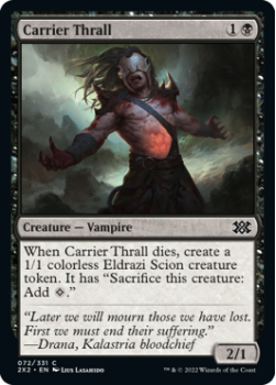 Carrier Thrall (FOIL) : 072/331 DOUBLE MASTERS 2022 - Magic the Gathering Single Card