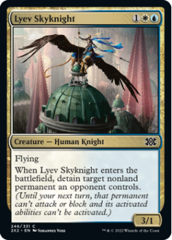 Lyev Skyknight (FOIL) : 246/331 DOUBLE MASTERS 2022 - Magic the Gathering Single Card