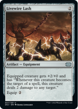 Livewire Lash : 307/331 DOUBLE MASTERS 2022 - Magic the Gathering Single Card