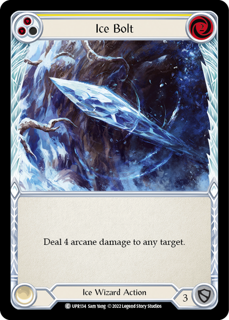 Ice Bolt (2) : UPR134 UPRISING - Flesh & Blood Single Card Ice Bolt (2) : UPR134 UPRISING - Flesh & Blood Single Card