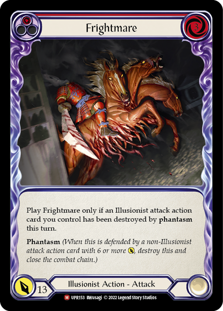 Frightmare (RAINBOW FOIL) : UPR153 UPRISING - Flesh & Blood Single Card