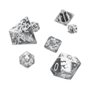 Oakie Doakie Dice Set RPG Translucent - Translucent (7) - Image 2