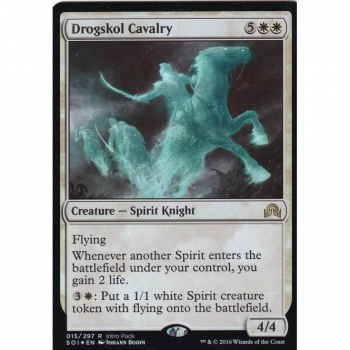 MAGIC THE GATHERING : Drogskol Cavalry (Shadows over Innistrad Intro Pack Promo)