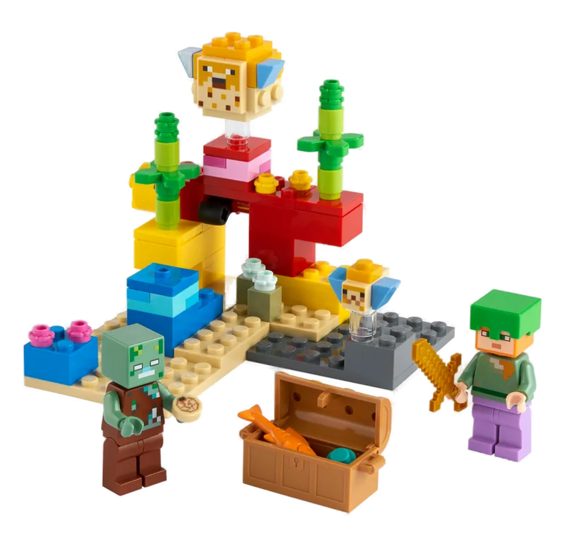 LEGO Minecraft The Coral Reef 21164 Chaos Cards