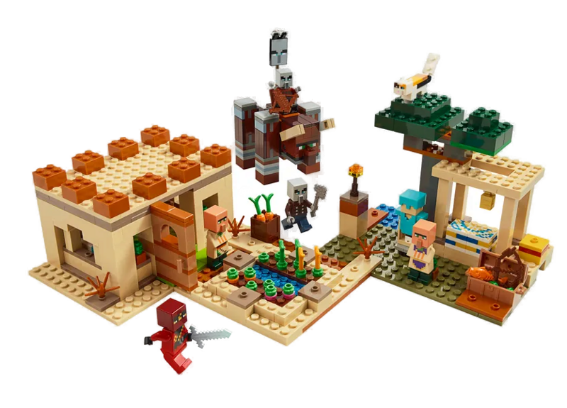 LEGO Minecraft The Illager Raid 21160 Chaos Cards