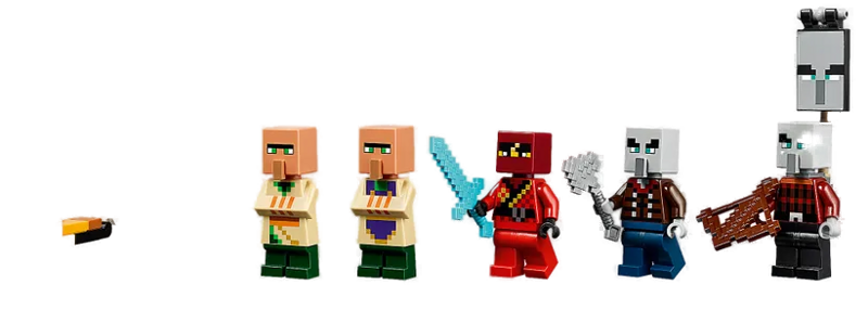 LEGO® Minecraft The Illager Raid (21160) Chaos Cards