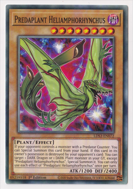 Predaplant Heliamphorhynchus (Common) : LDS3-EN072 - Yu-Gi-Oh! Single Card Predaplant Heliamphorhynchus (Common) : LDS3-EN072 - Yu-Gi-Oh! Single Card