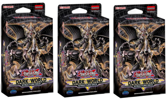 YuGiOh! Structure Deck Dark World 3 Decks Chaos Cards