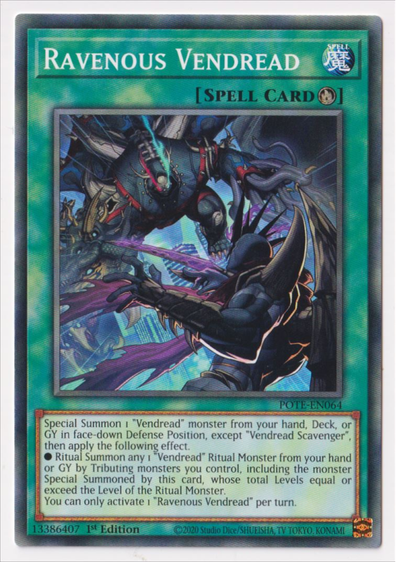 Ravenous Vendread (Common) : POTE-EN064 - Yu-Gi-Oh! Single Card Ravenous Vendread (Common) : POTE-EN064 - Yu-Gi-Oh! Single Card