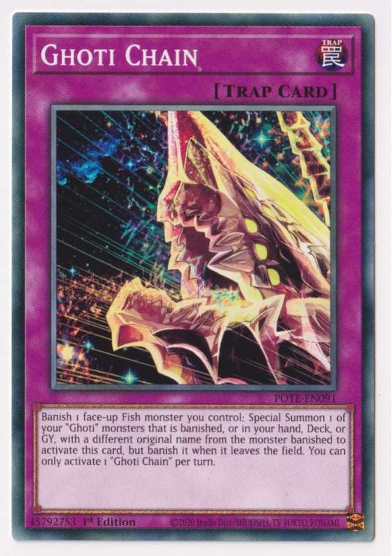 Ghoti Chain (Common) : POTE-EN091 - Yu-Gi-Oh! Single Card