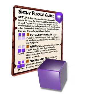 Dungeon Drop: Shiny Purple Cubes