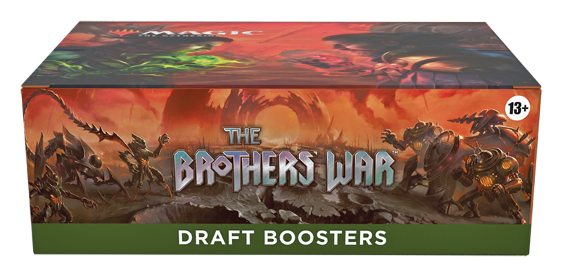 Magic the Gathering: The Brothers' War - Draft Booster Box (36 Packs) Magic the Gathering: The Brothers' War - Draft Booster Box (36 Packs)