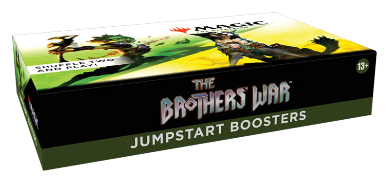 Magic the Gathering: The Brothers' War - Jumpstart Booster Box (18 Packs) Magic the Gathering: The Brothers' War - Jumpstart Booster Box (18 Packs)