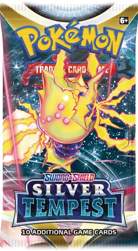 Pokemon Silver Tempest: Booster Pack (10 Cards) Pokemon Silver Tempest: Booster Pack (10 Cards)