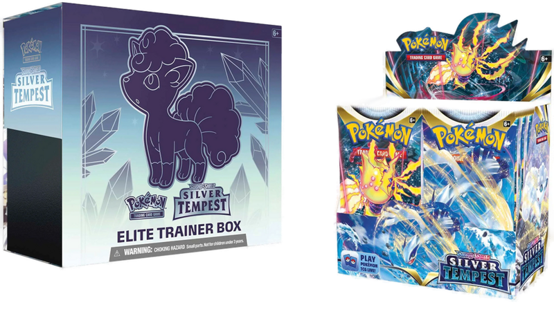 Pokemon Silver Tempest: Booster Box and Elite Trainer Box COMBO Pokemon Silver Tempest: Booster Box and Elite Trainer Box COMBO