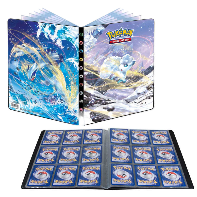 silver tempest card binder 4-pocket Ultra PRO- Portfolios Capture the magic of the Pokemon universe with the Pokemon Silver Tempest Collectors Album and booster pack The Unlucky Collector | The