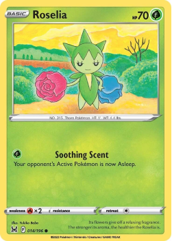 Roselia : SWORD AND SHIELD LOST ORIGIN 14/196 - Pokemon Single Card