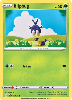 Blipbug : SWORD AND SHIELD LOST ORIGIN 18/196 - Pokemon Single Card