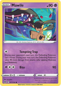 Mawile : SWORD AND SHIELD LOST ORIGIN 71/196 - Pokemon Single Card