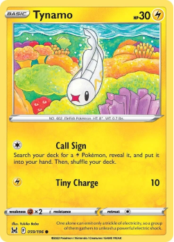 Tynamo : SWORD AND SHIELD LOST ORIGIN 59/196 - Pokemon Single Card