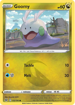 Goomy : SWORD AND SHIELD LOST ORIGIN 132/196 - Pokemon Single Card