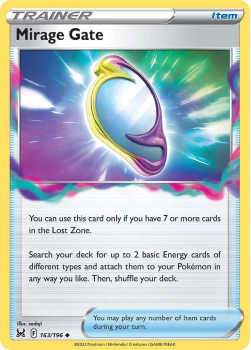 Mirage Gate : SWORD AND SHIELD LOST ORIGIN 163/196 - Pokemon Single Card