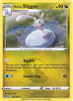 Hisuian Sliggoo : SWORD AND SHIELD LOST ORIGIN 133/196 - Pokemon Single Card