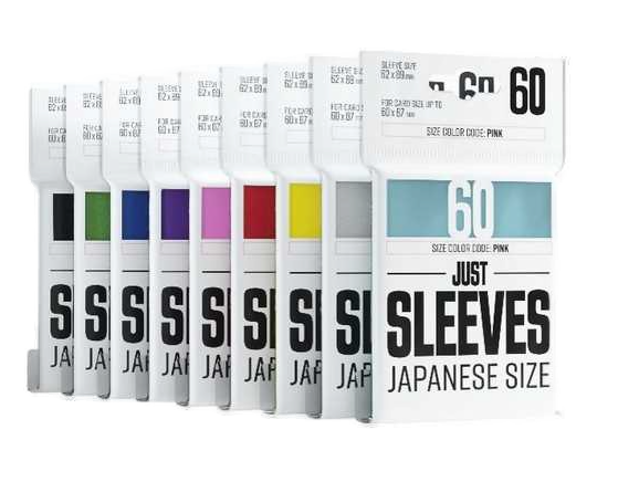 Gamegenic Just Sleeves: Japanese Size Black | Chaos Cards Gamegenic Just Sleeves: Japanese Size Black | Chaos Cards