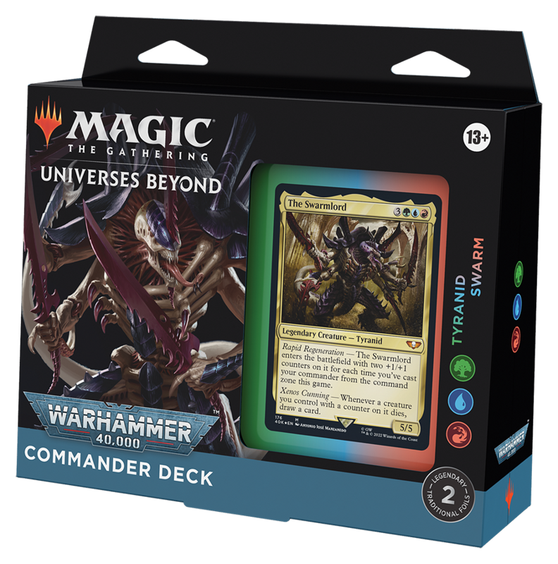 Magic the Gathering Warhammer 40k Tyranid Swarm Commander Deck