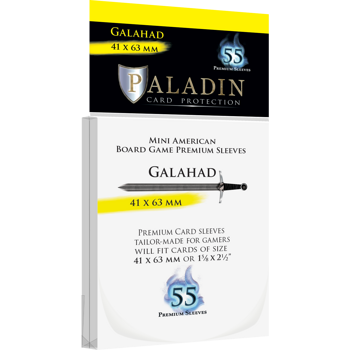 Paladin Board Game Premium Sleeves : Galahad Mini American (55)