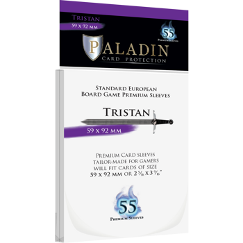 Paladin Board Game Premium Sleeves : Tristan Standard European (55)