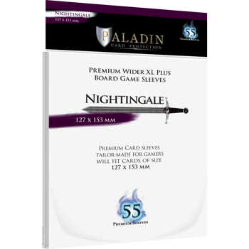 Paladin Board Game Premium Sleeves : Nightingale Premium Wider XL (55)