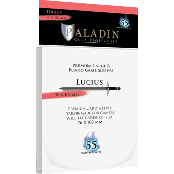 Paladin Board Game Premium Sleeves : Lucius Large B (55)