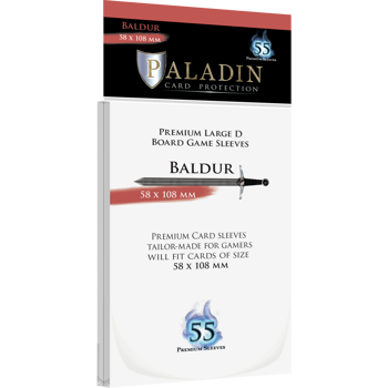 Paladin Board Game Premium Sleeves : Baldur Large D (55)