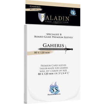 Paladin Board Game Premium Sleeves : Gaheris Specialist B (55)