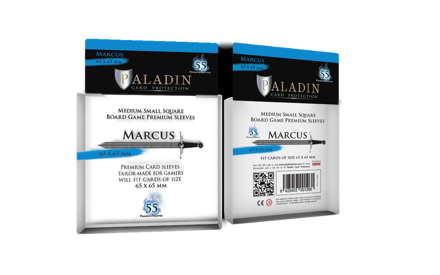 Paladin Board Game Premium Sleeves : Marcus Square (55)
