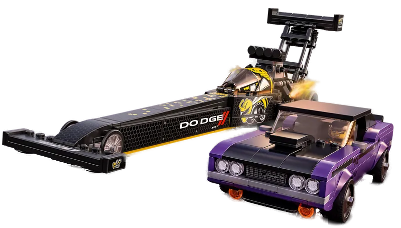 LEGO® Mopar Dodge//SRT Top Fuel Dragster and 1970 Dodge Challenger