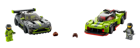 LEGO&reg; Speed Champions Aston Martin Valkyrie AMR Pro and Aston Martin Vantage GT3 (76910) - Image 2