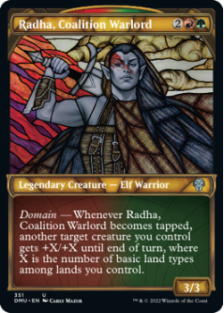Radha, Coalition Warlord (TEXTURED FOIL) single card from Magic the Gathering