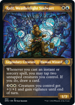 Raff, Weatherlight Stalwart (TEXTURED FOIL) single card from Magic the Gathering
