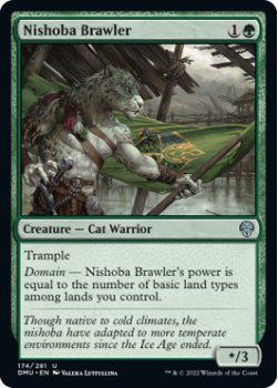Nishoba Brawler single card from Magic the Gathering