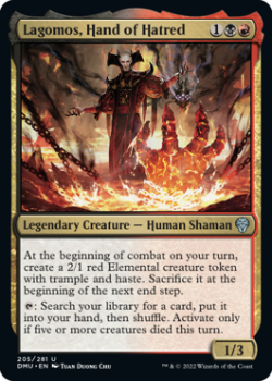 Lagomos, Hand of Hatred (FOIL) single card from Magic the Gathering