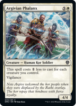 Argivian Phalanx single card from Magic the Gathering