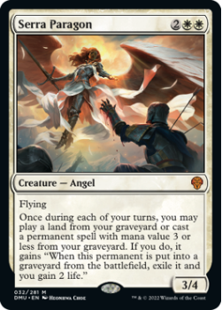 Serra Paragon single card from Magic the Gathering