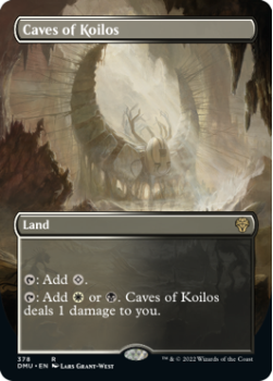 Caves of Koilos (BORDERLESS) (FOIL) single card from Magic the Gathering