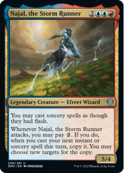 Najal, the Storm Runner (FOIL) single card from Magic the Gathering