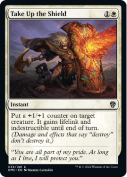 Take Up the Shield (FOIL) single card from Magic the Gathering