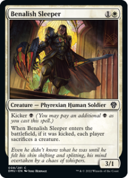 Benalish Sleeper single card from Magic the Gathering